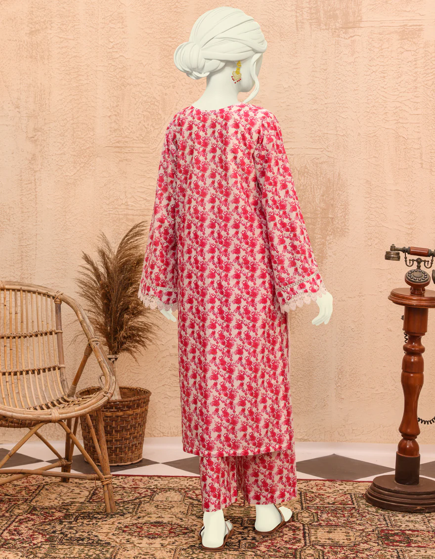 WHITE-ROSE LAWN 2PC UNSTITCHED | JJLS-S-JW2-US-22-2008 FB/LONA - Image 2