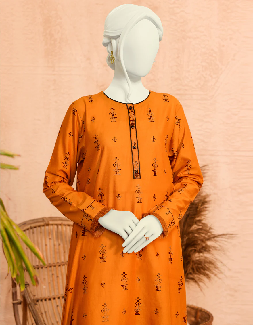 MUSTARD-WHITE LAWN 2PC UNSTITCHED | JJLS-S-JW2-US-22-2016 FB/MARGO - Image 4