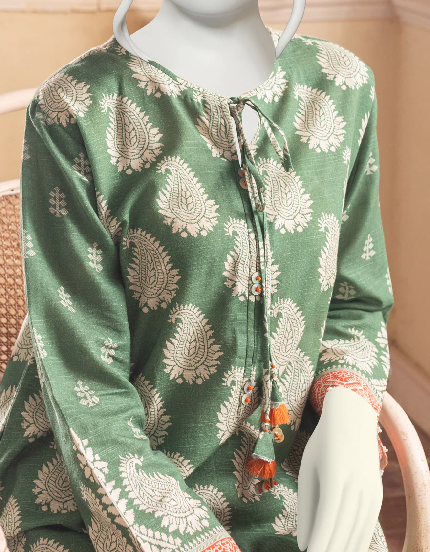GREEN KHADDAR 2PC UNSTITCHED | JJLS-S-JW2-US-22-2035/A FB/ALANIS 1 - Image 3