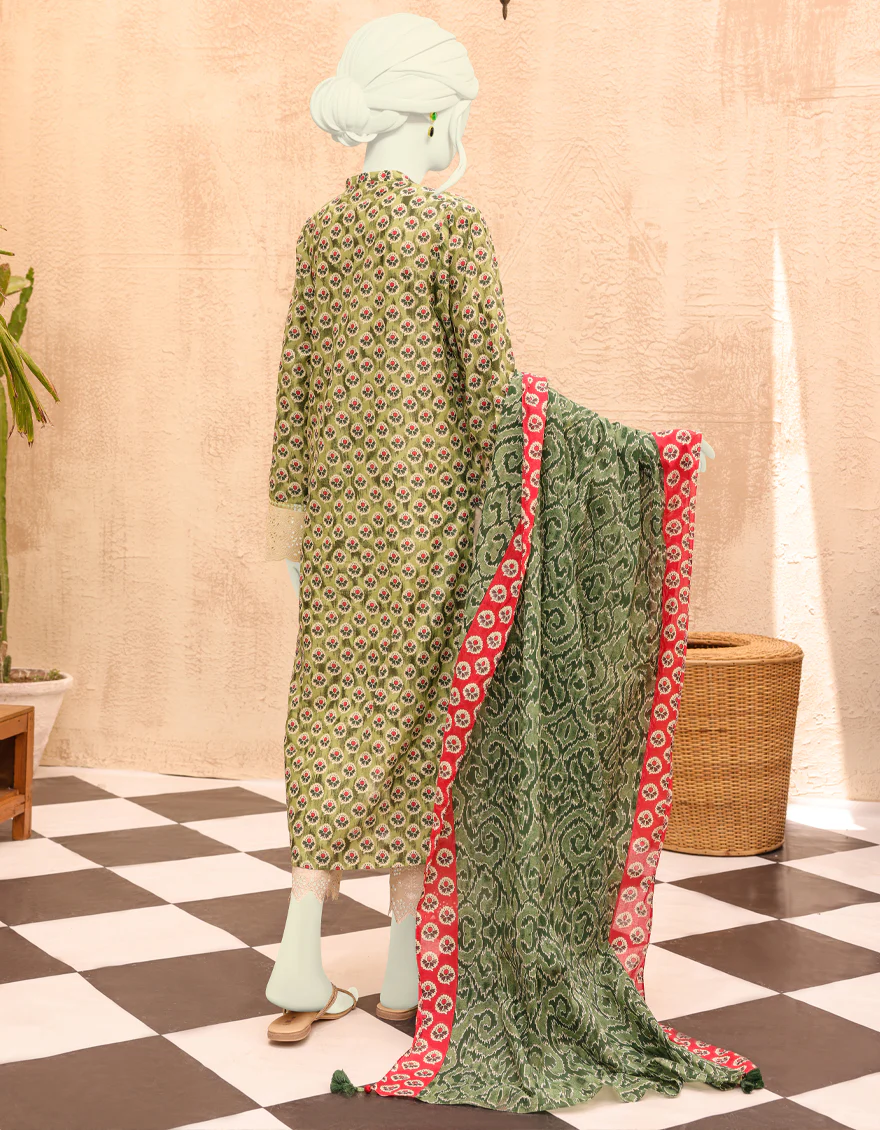 GREEN LAWN 2PC UNSTITCHED | JJLS-S-JW2-US-22-7015 FB/TEHZEEB - Image 2