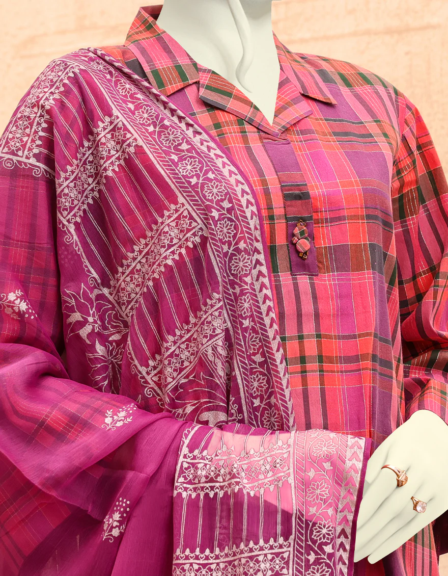 MULTICOLOR LAWN 2PC UNSTITCHED | JJLS-S-JW2-US-22-7016 FB/RAELUNN - Image 3