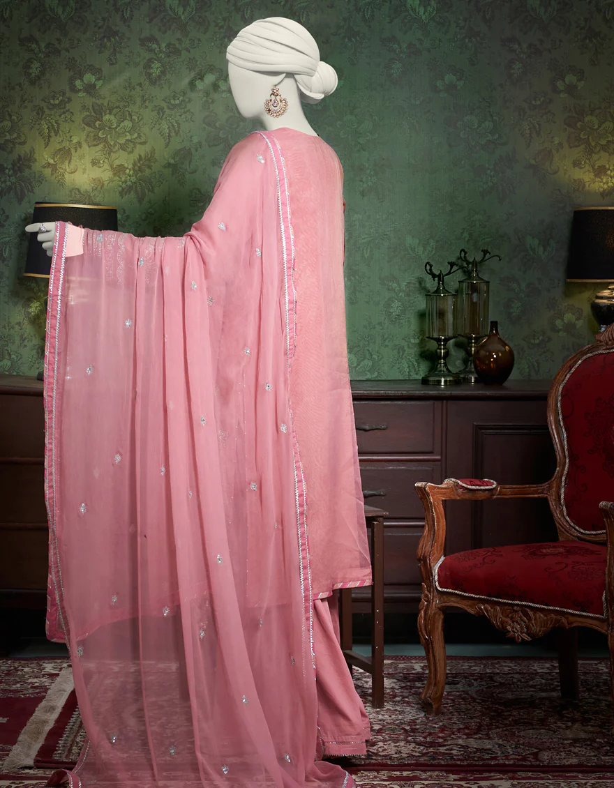 TEA PINK LAWN 3PC UNSTITCHED | JJLS-W-JFU-US-23-709 FB/JH-240 - Image 2
