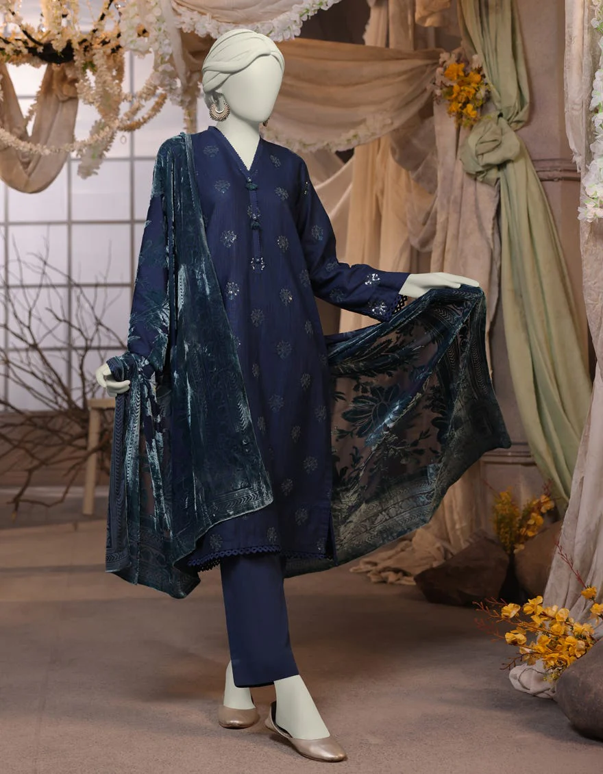 PURPLE SLUB 3PC UNSTITCHED | JJLS-W-JW-24-1732 FB/TRADITIONAL-3