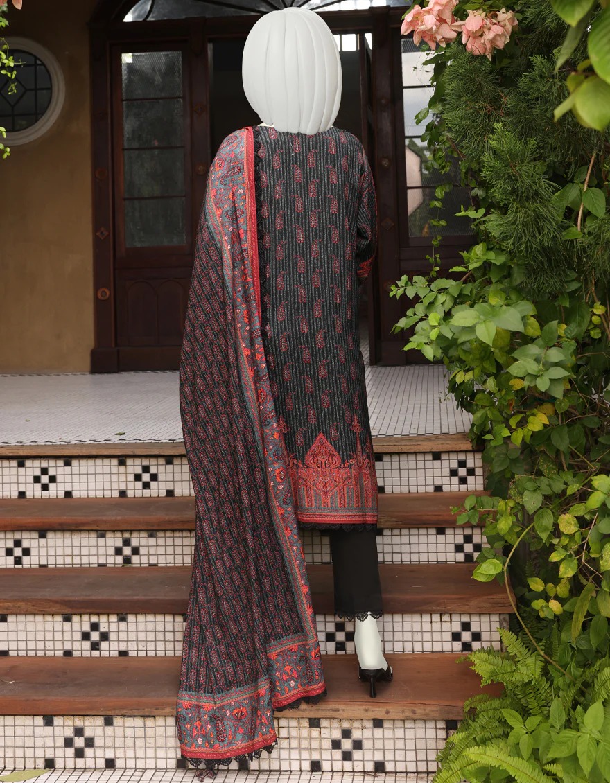 MULTICOLOR LINEN 3PC UNSTITCHED | JJLS-W-JW-US-22-1747 FB/DORUYA - Image 2