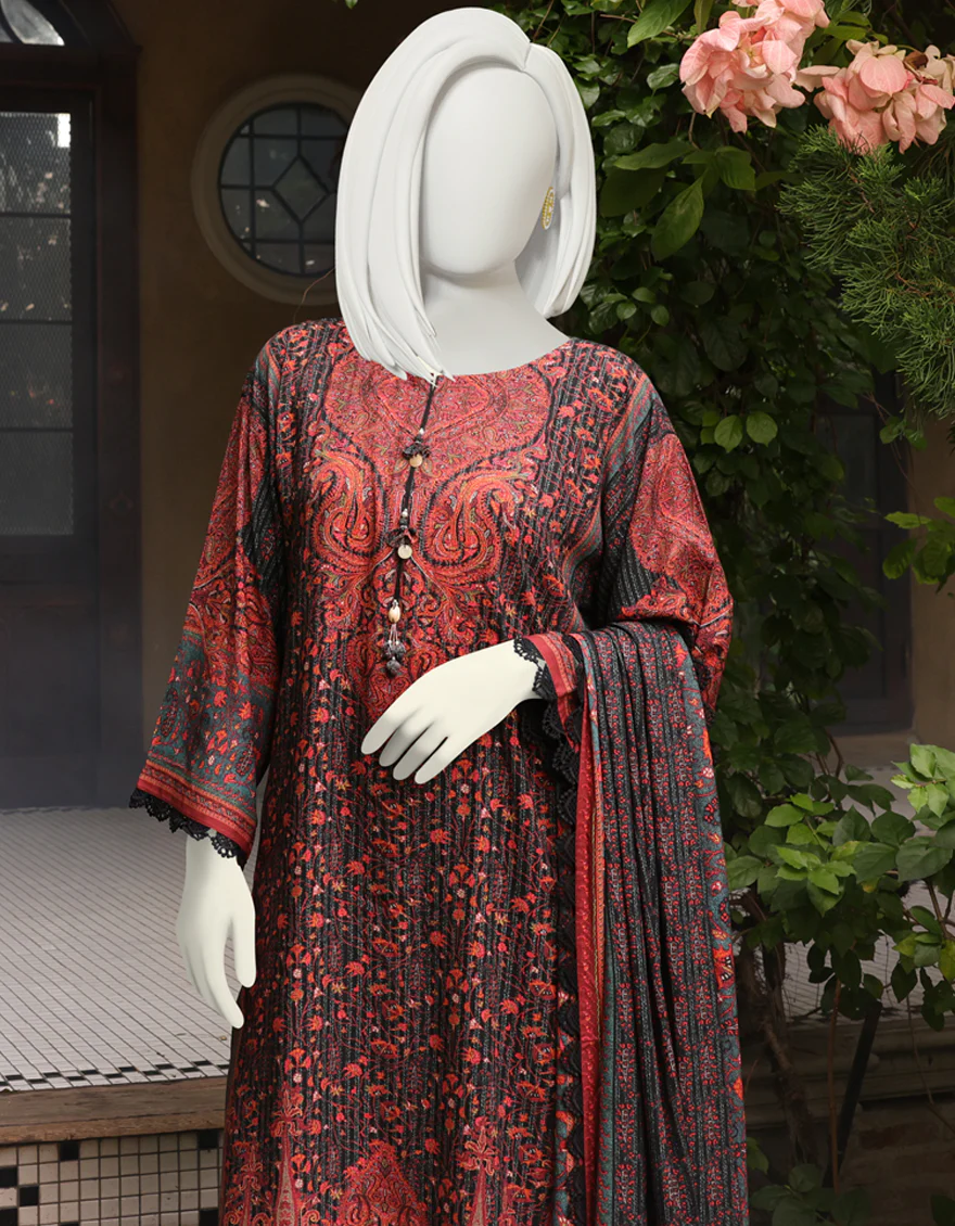 MULTICOLOR LINEN 3PC UNSTITCHED | JJLS-W-JW-US-22-1747 FB/DORUYA - Image 4