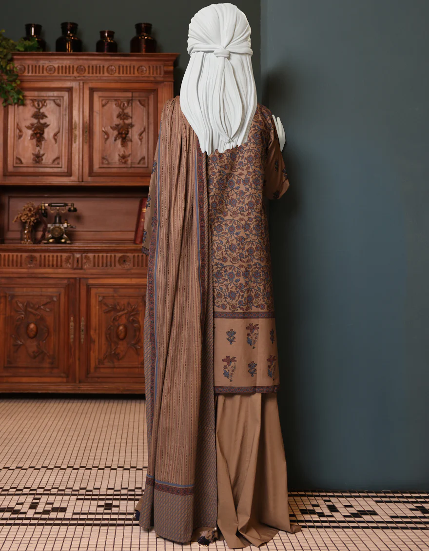 GREY CAMBRIC 3PC UNSTITCHED | JJLS-W-JW-US-22-1753 FB/DELSUZI - Image 2