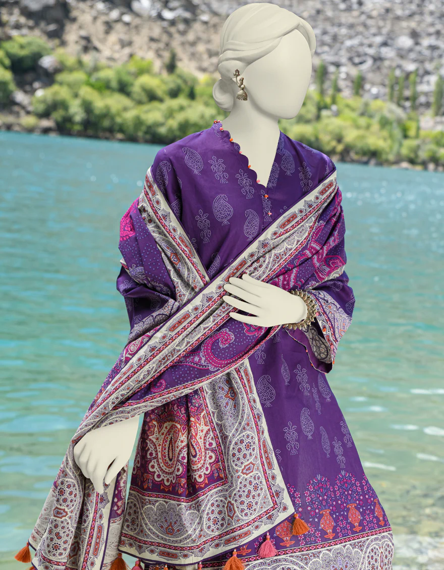 PURPLE CAMBRIC 3PC UNSTITCHED | JJLS-W-JW-US-23-1733 FB/BLOSSOM-1 - Image 4