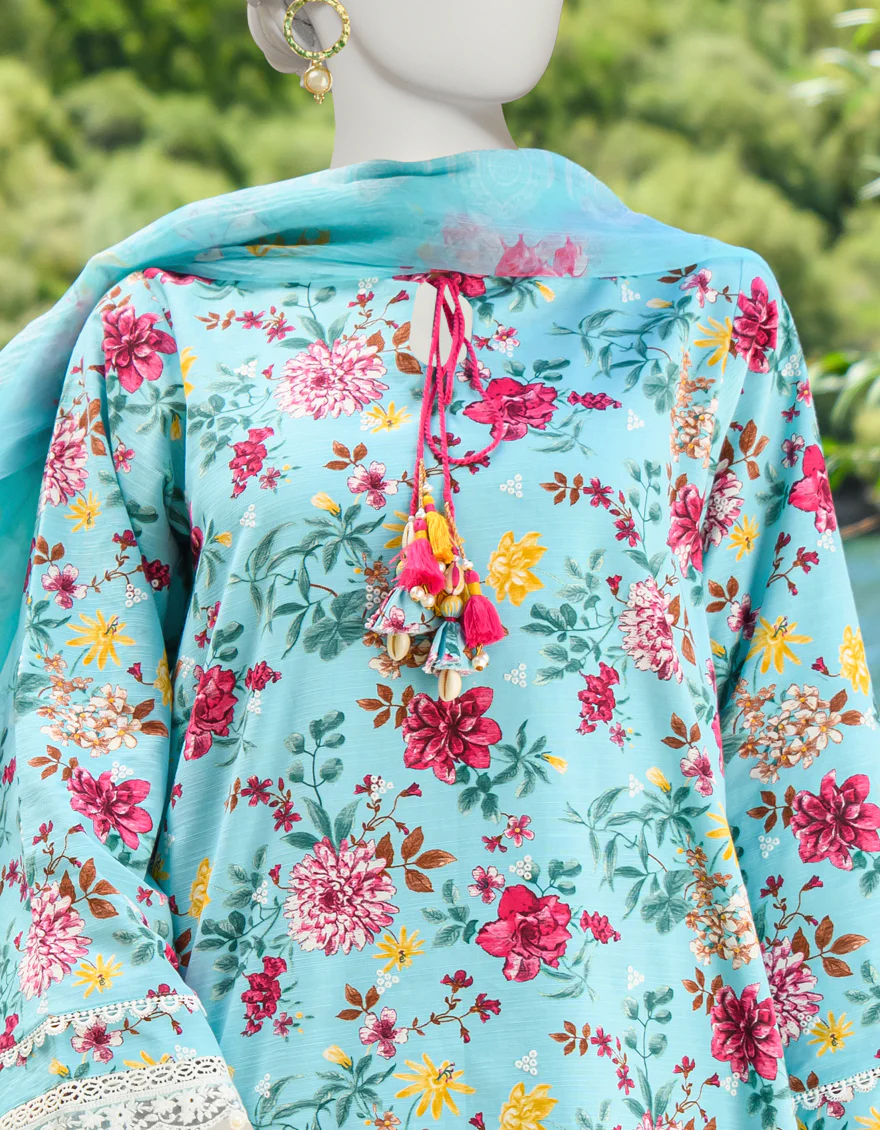 BLUE 3PC UNSTITCHED | JJLS-W-JW-US-23-1747 FB/ELEGANCE-3 - Image 3