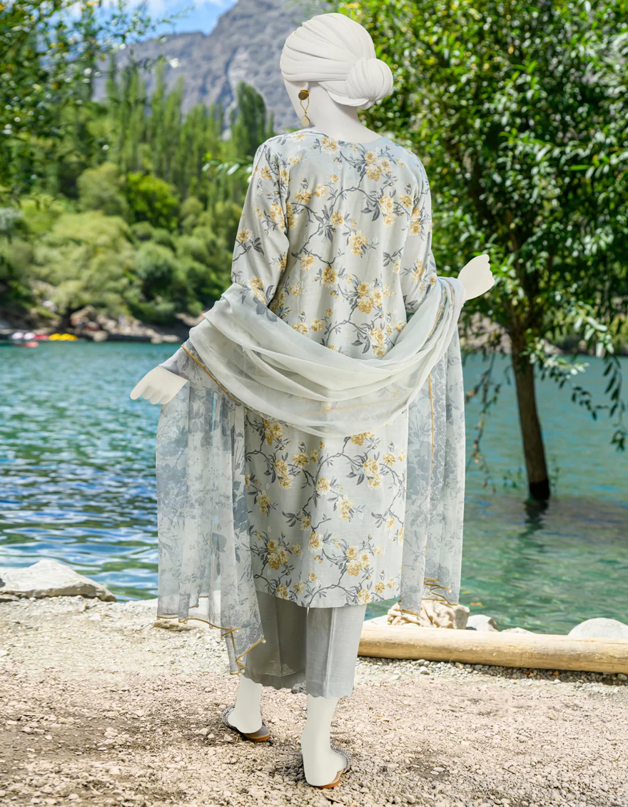 LIGHT GREY CAMBRIC 3PC UNSTITCHED | JJLS-W-JW-US-23-1748 FB/ELEGANCE-04 - Image 2