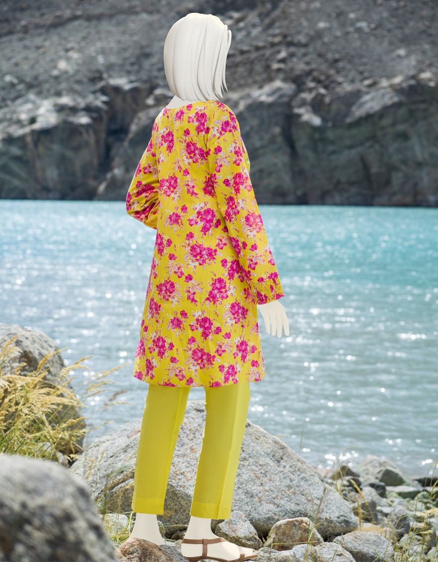 PINK-YELLOW KHADDAR 2PC UNSTITCHED | JJLS-W-JW2-US-21-2019 FB/DELANY - Image 3