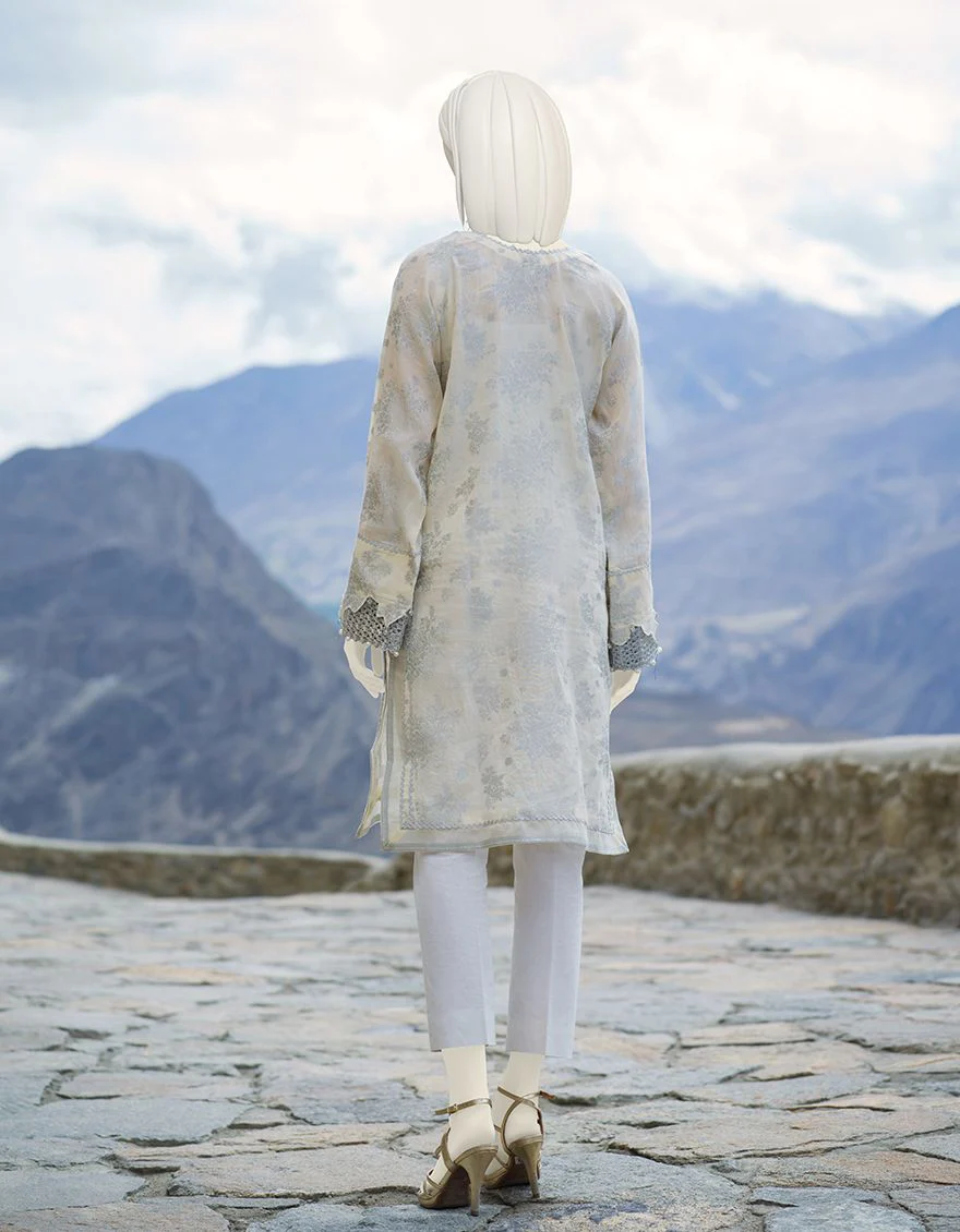 OFF WHITE JACQUARD 2PC UNSTITCHED | JJLS-W-JW2-US-21-2027 FB/ZAAFIR - Image 4