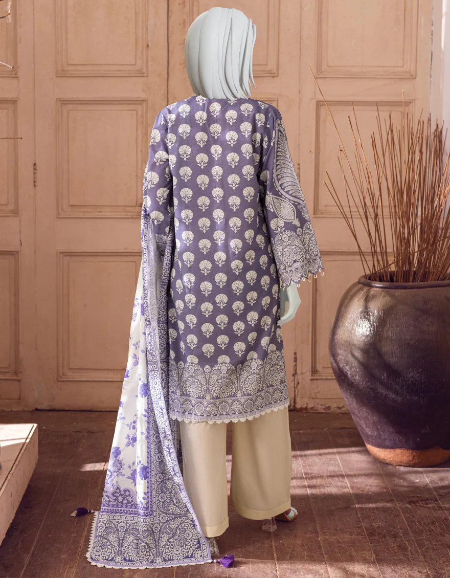 PURPLE KHADDAR 2PC UNSTITCHED | JJLS-W-JW2-US-22-7026/A FB/CHANNA - Image 2