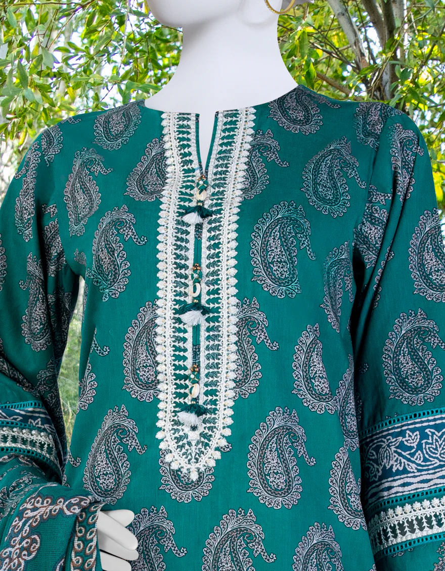 GREEN 2PC UNSTITCHED | JJLS-W-JW2-US-23-7034 FB/ORACLE-5 - Image 3