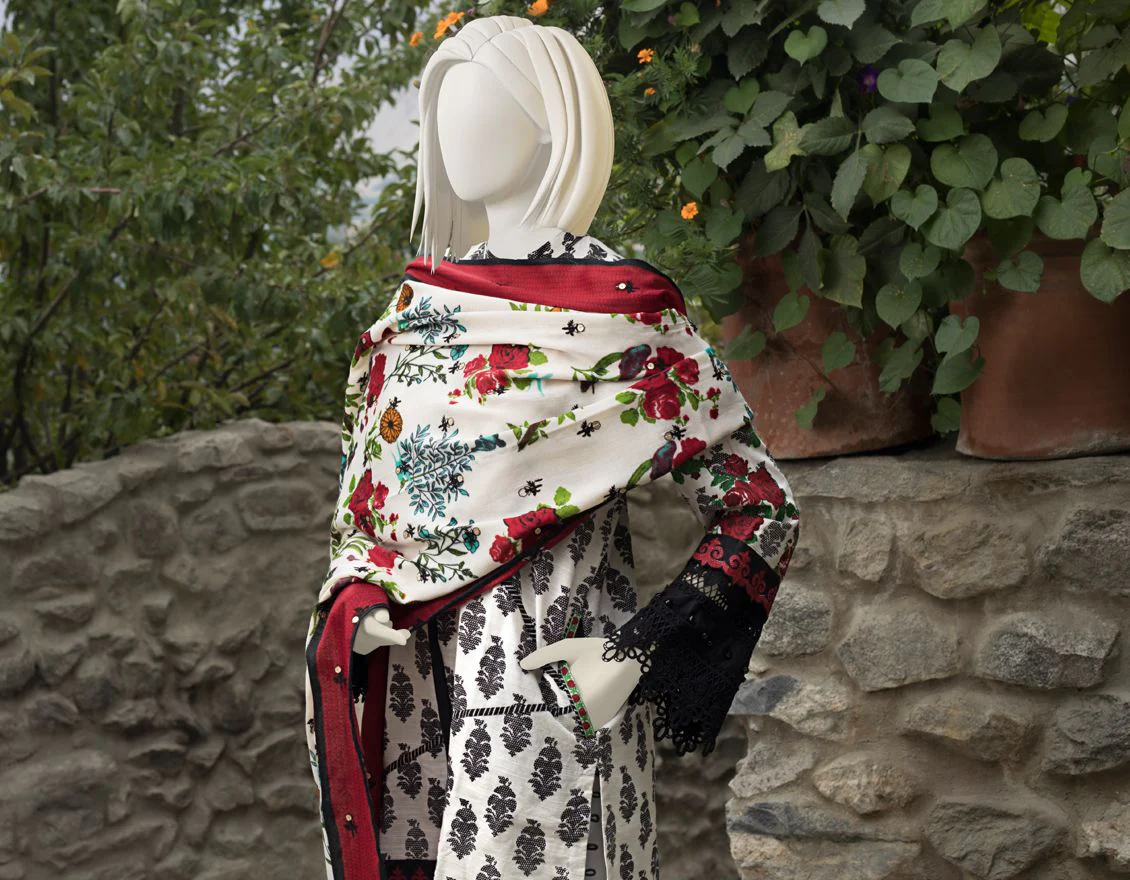 ECR KHADDAR 3PC UNSTITCHED | JJLS-W-JWU-US-21-1803 FB/MADHUBANI - Image 5