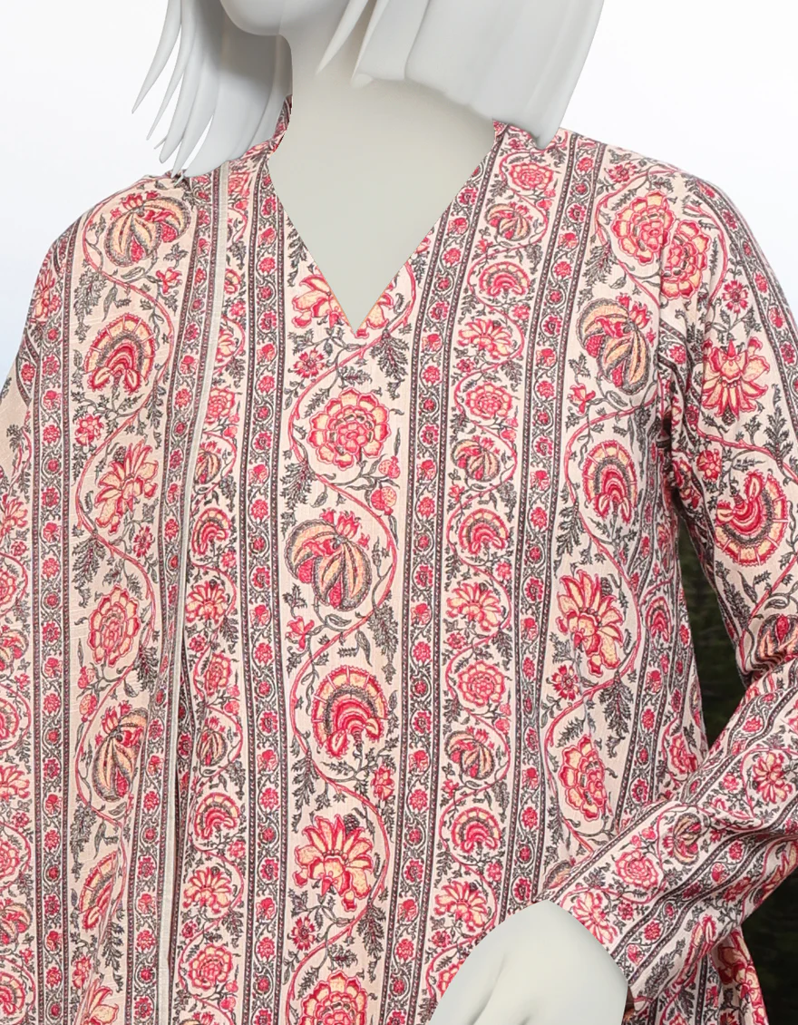 MULTICOLOR KHADDAR 3PC UNSTITCHED | JJLS-W-JWU-US-22-1832 FB/ARIR - Image 3