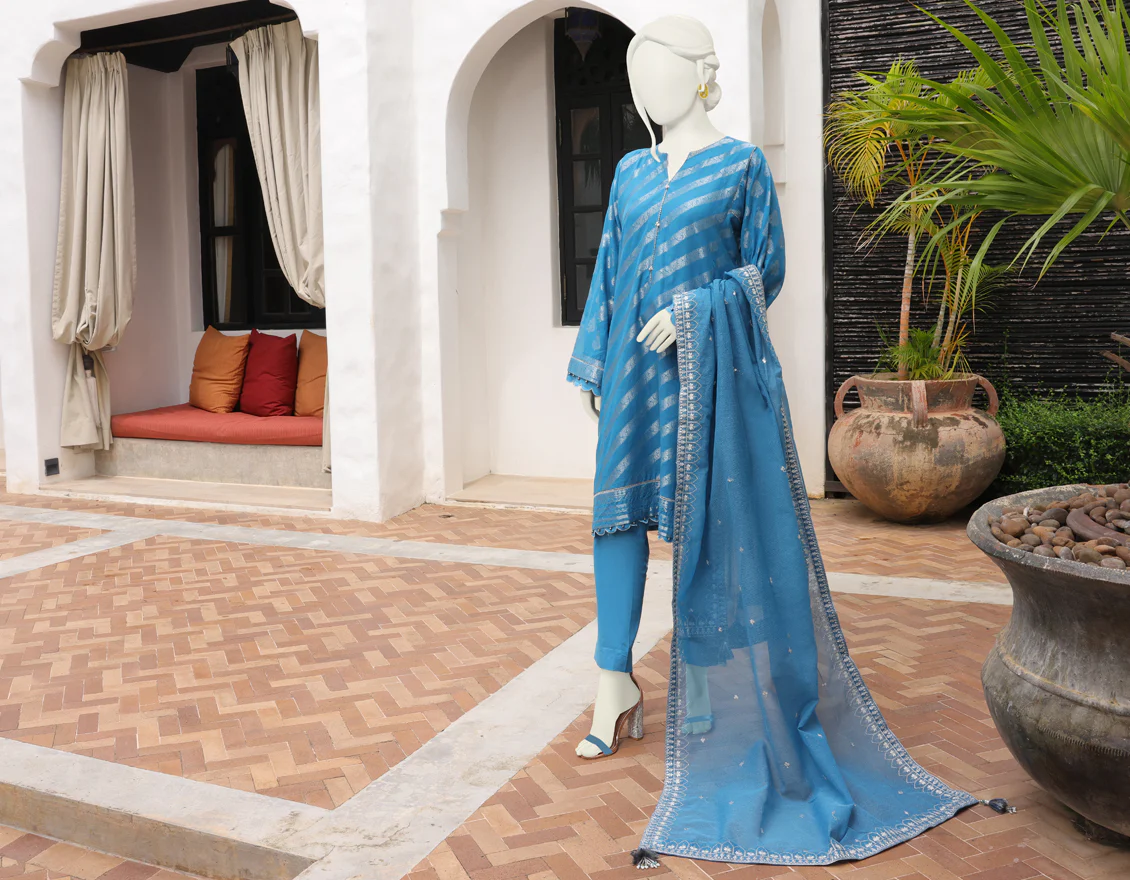 FEROZI JACQUARD 3PC UNSTITCHED | JJLS-W-JWU-US-22-1852 FB/KAREN - Image 4