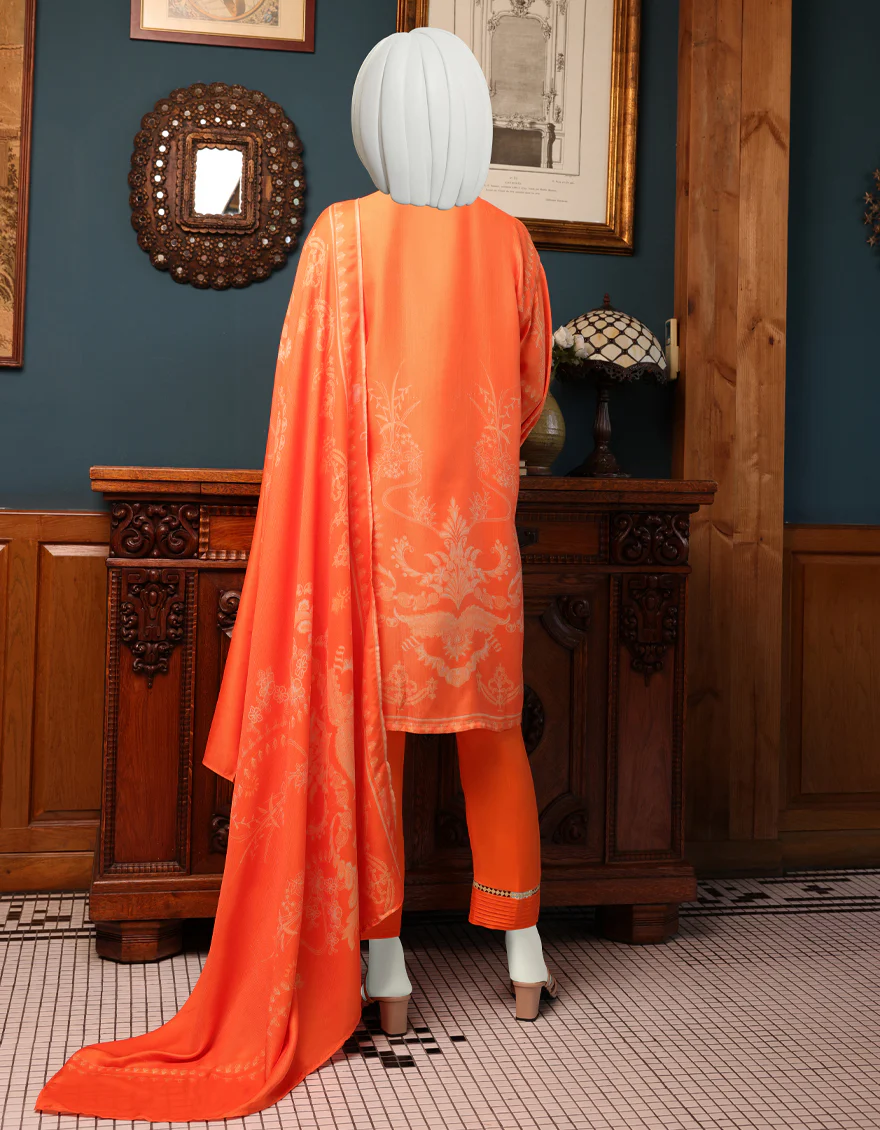 ORANGE 3PC UNSTITCHED | JJLS-W-JWU-US-22-1870 FB/BURCE - Image 2