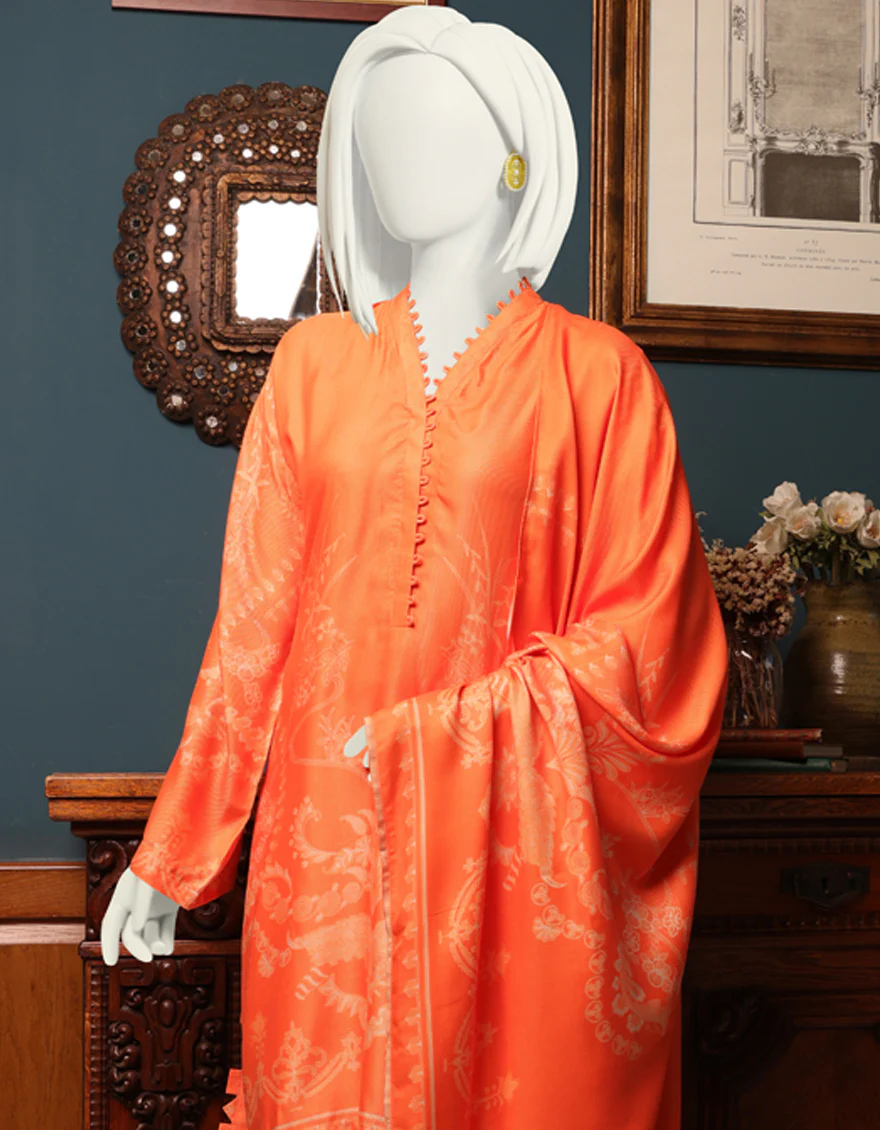 ORANGE 3PC UNSTITCHED | JJLS-W-JWU-US-22-1870 FB/BURCE - Image 4