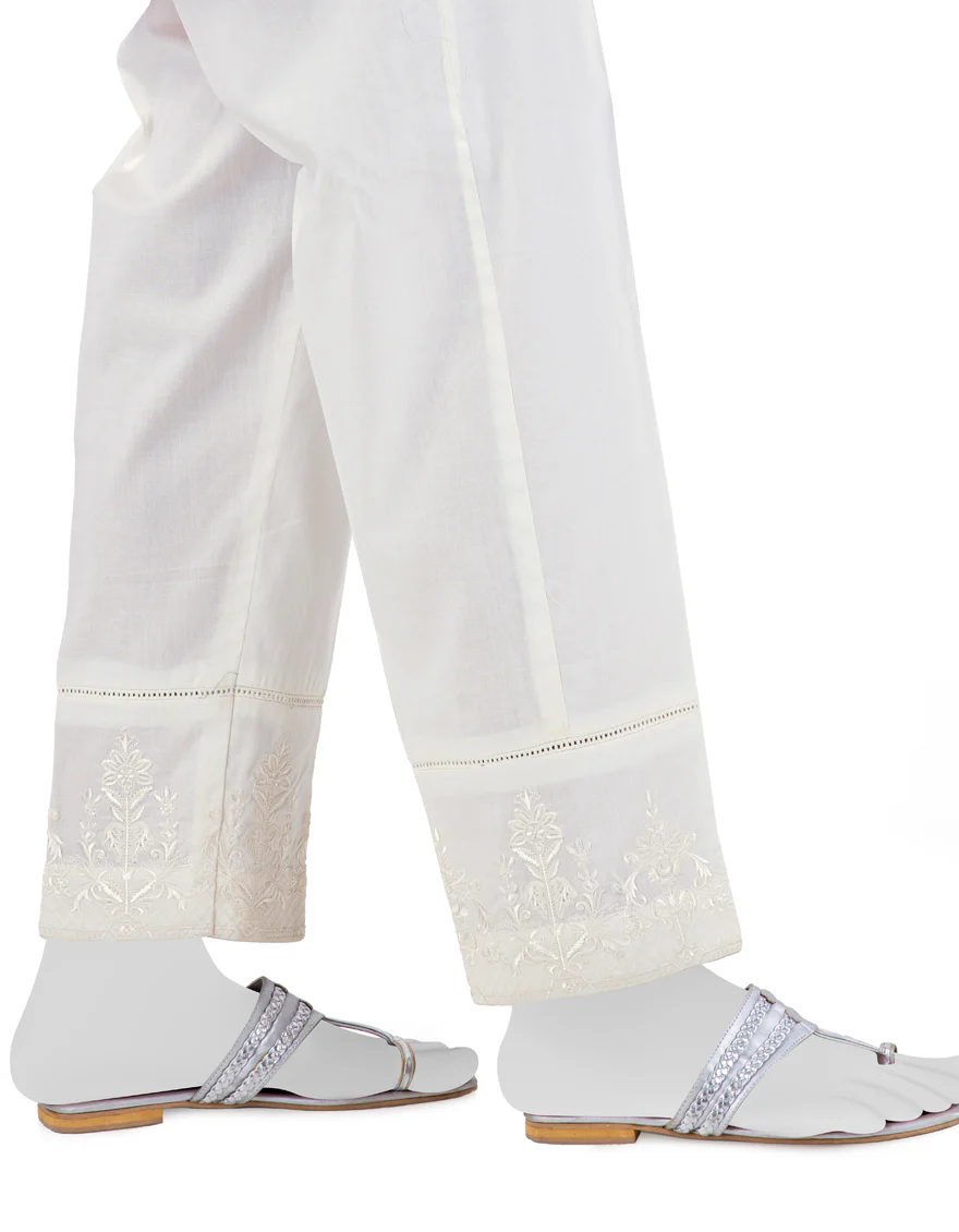 WHITE LAWN TROUSERS | JJLT-S-24-8023/A FB/ - Image 2