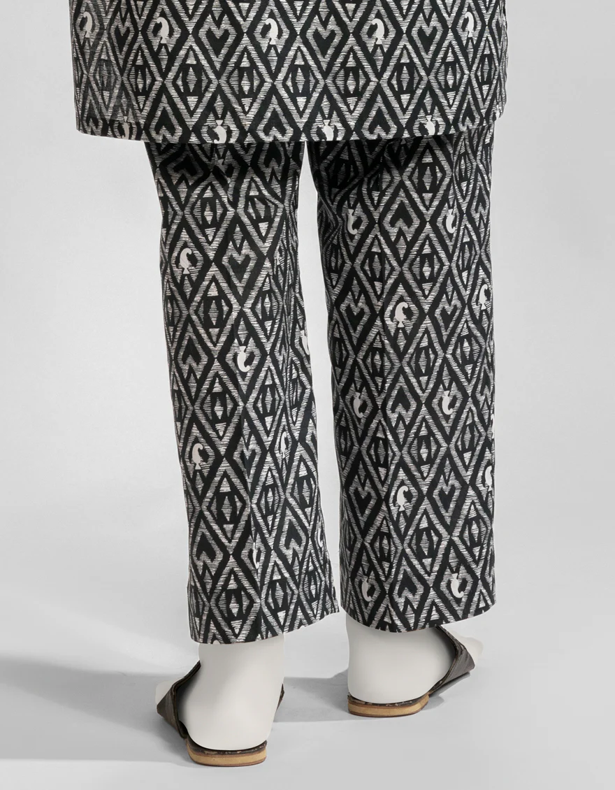 BLACK LAWN TROUSERS | JJLT-S-25-498 FB/ESS - Image 2