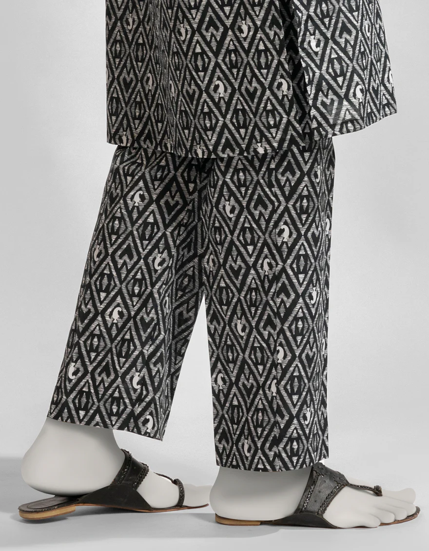 BLACK LAWN TROUSERS | JJLT-S-25-498 FB/ESS - Image 3