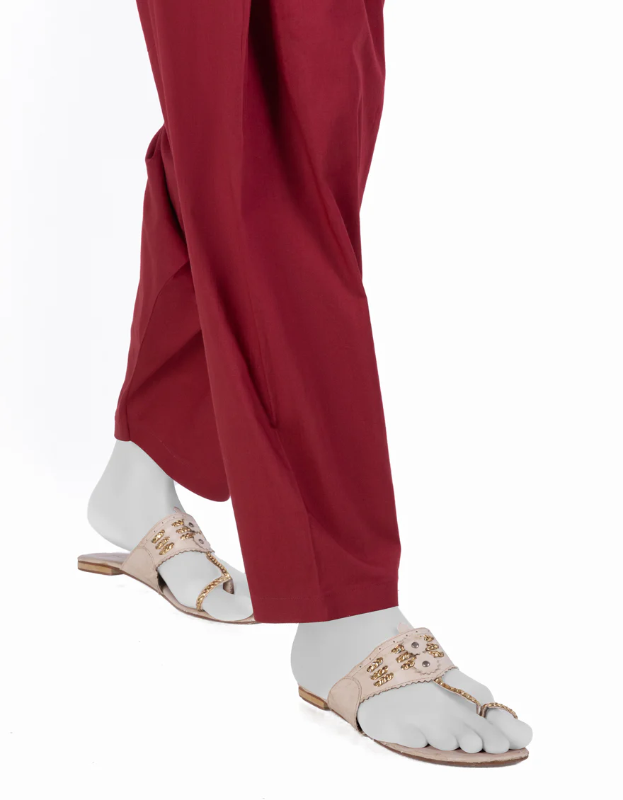 MAROON LAWN TROUSERS | JJLT-S-25-8007 FB/BASIC-L-05