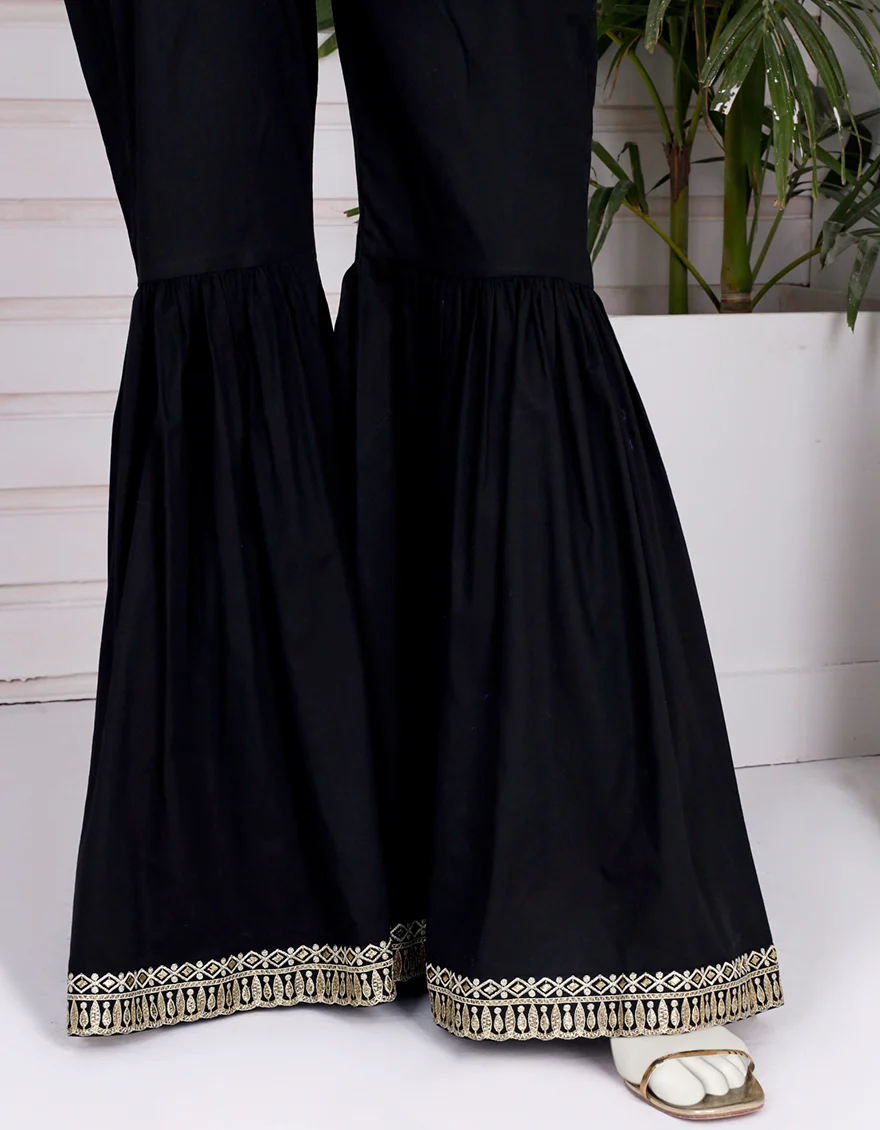 BLACK CAMBRIC TROUSERS | JJLT-S-JPWT-US-23-585 FB/US-22-003 - Image 2