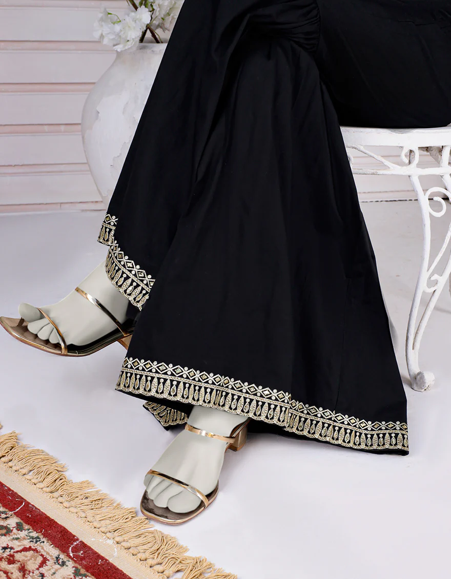 BLACK CAMBRIC TROUSERS | JJLT-S-JPWT-US-23-585 FB/US-22-003 - Image 3