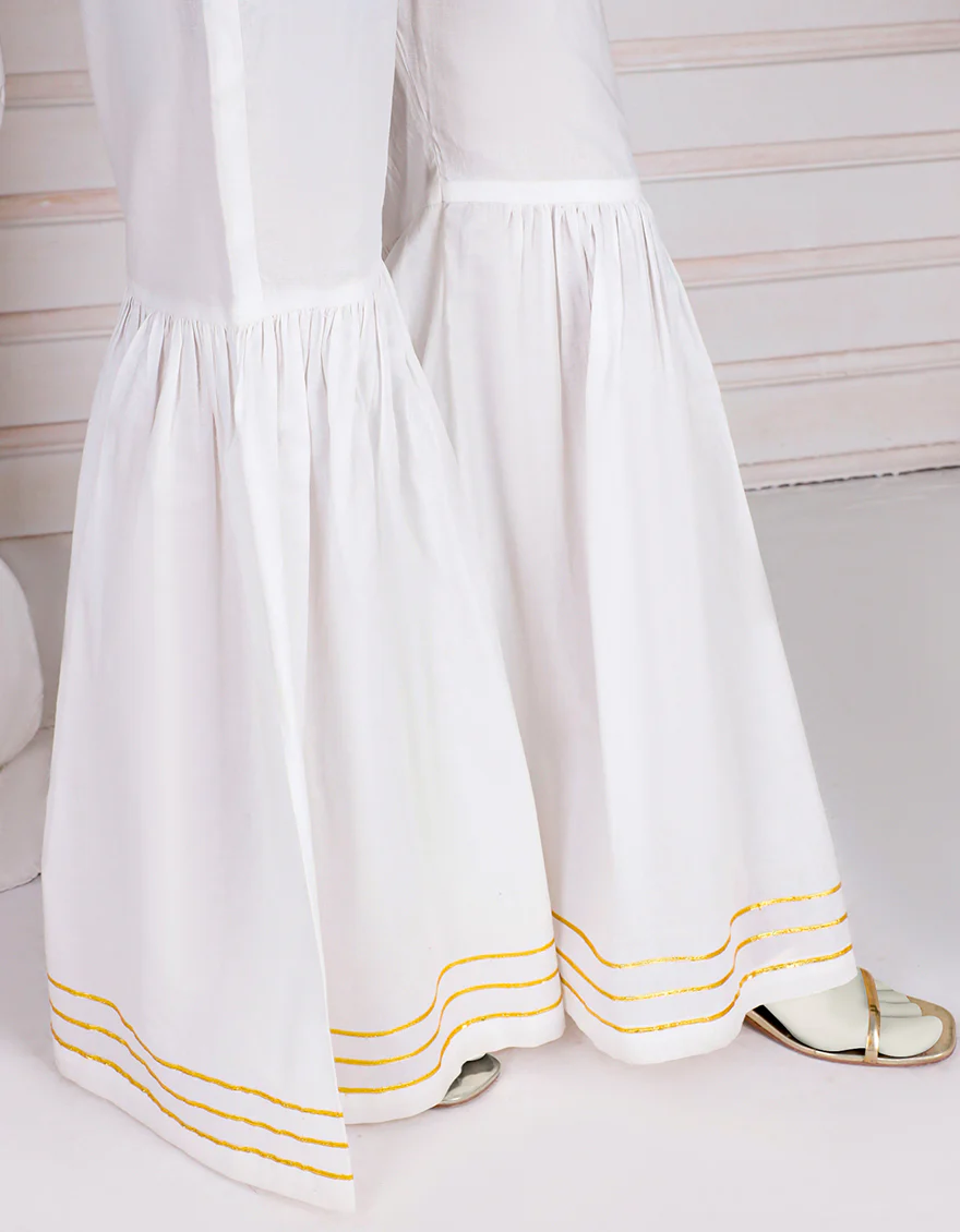 WHITE CAMBRIC TROUSERS | JJLT-S-JPWT-US-23-587 FB/US-22-001 - Image 2