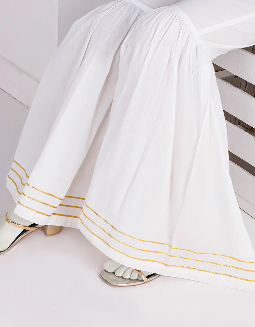 WHITE CAMBRIC TROUSERS | JJLT-S-JPWT-US-23-587 FB/US-22-001 - Image 3