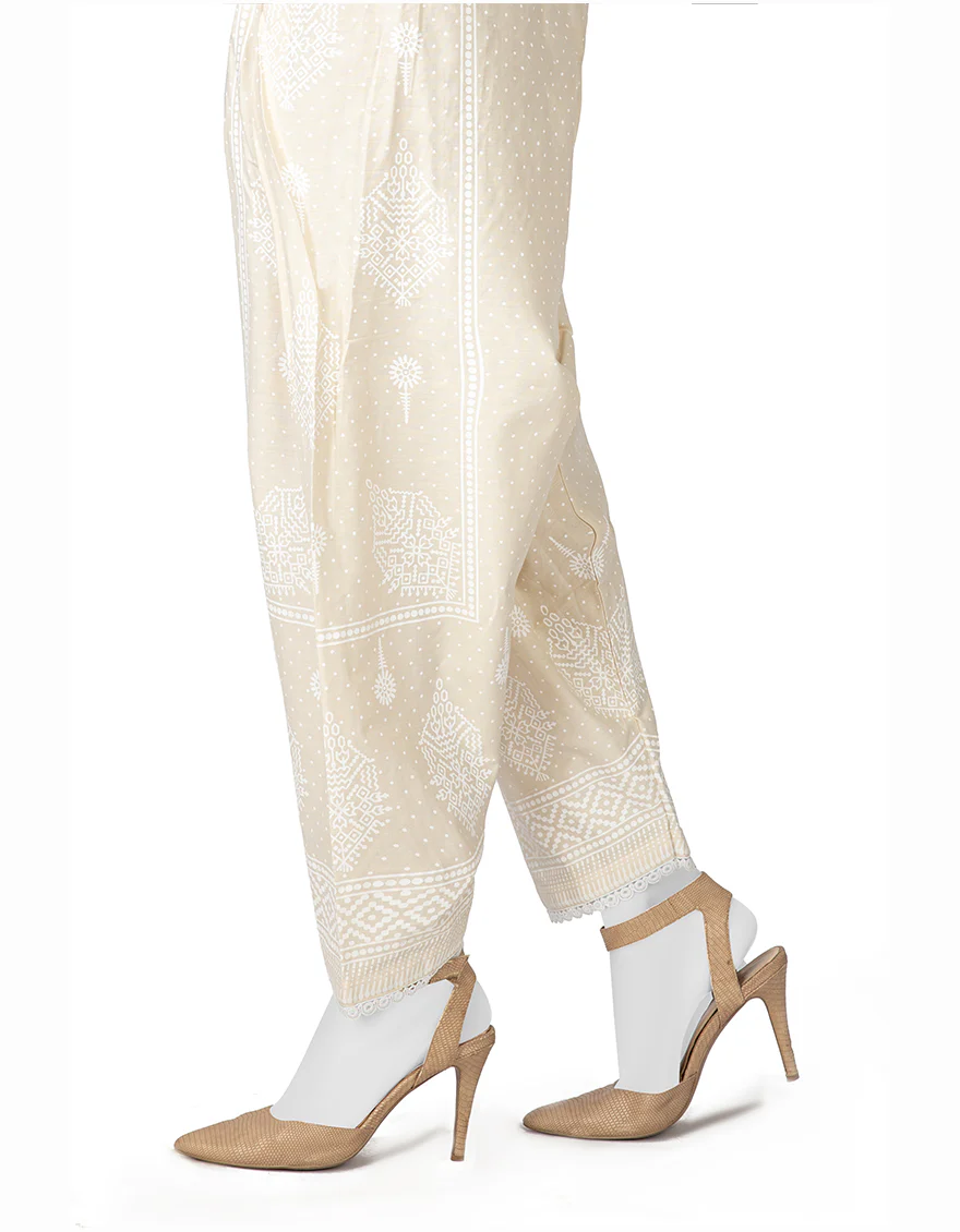 OFF WHITE LAWN TROUSERS | JJLT-S-US-22-8025/C FB/SDT2-22-002/C
