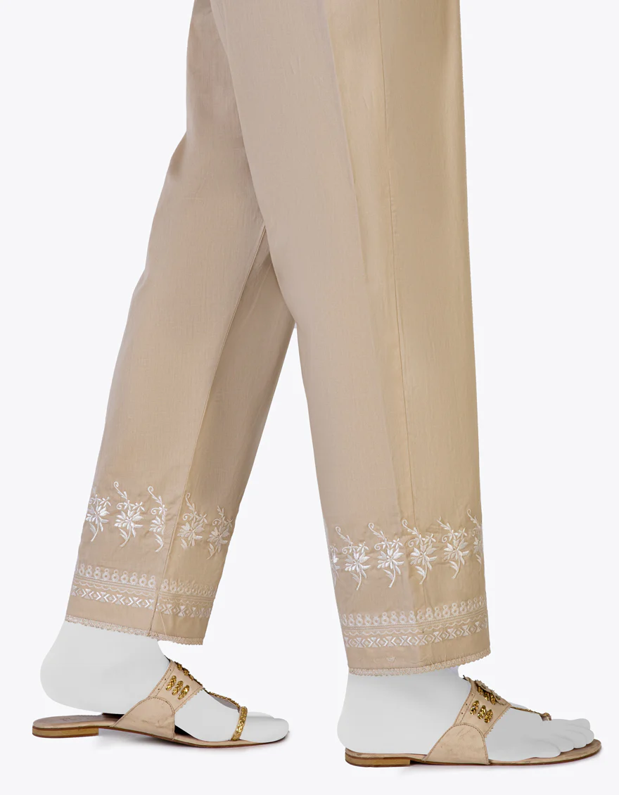 BEIGE LAWN TROUSERS | JJLT-S-US-23-8022/E FB/DT2-23-003/E - Image 2