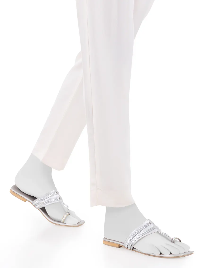 BROWN RAW SILK TROUSERS | JJLT-W-24-3052 FB/GOTA VINTAGE-01 - Image 2