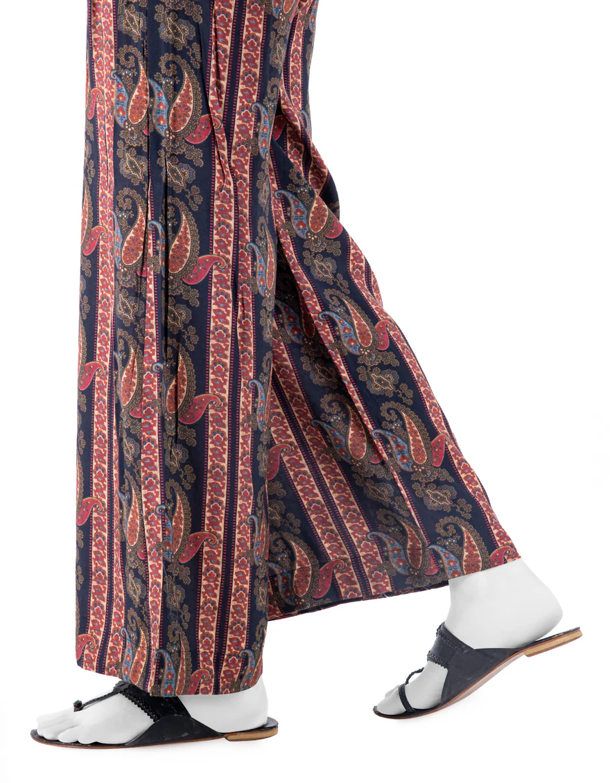 BLACK KHADDI TROUSERS | JJLT-W-24-3079 FB/BOLD PRINT-03 - Image 2
