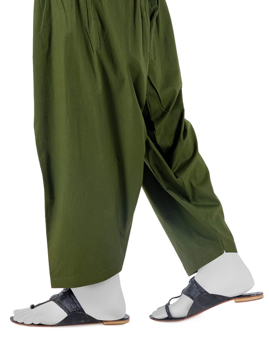 GREEN CAMBRIC TROUSERS | JJLT-W-24-8042 FB/OLIVE GREEN - Image 2