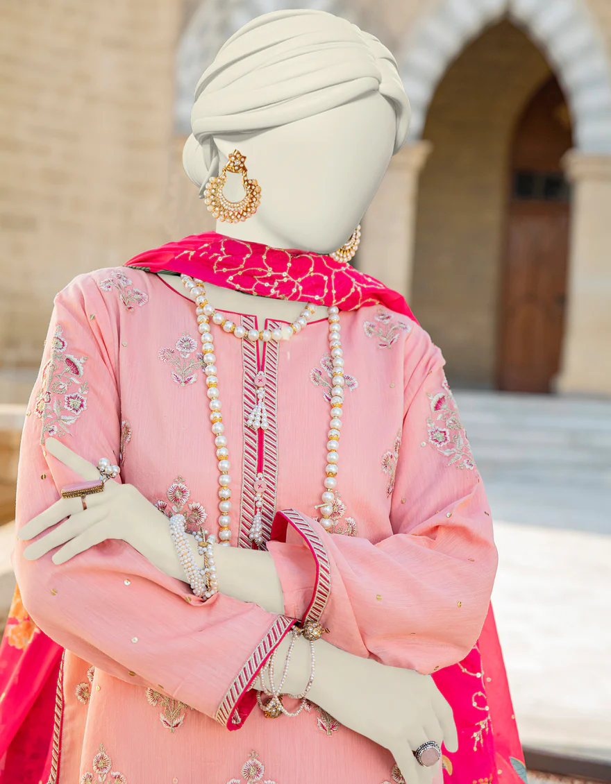 ORANGE KHADDI 3PC STITCHED | JJPW-S-JPS-24-3927 FB/INARA-06 - Image 3