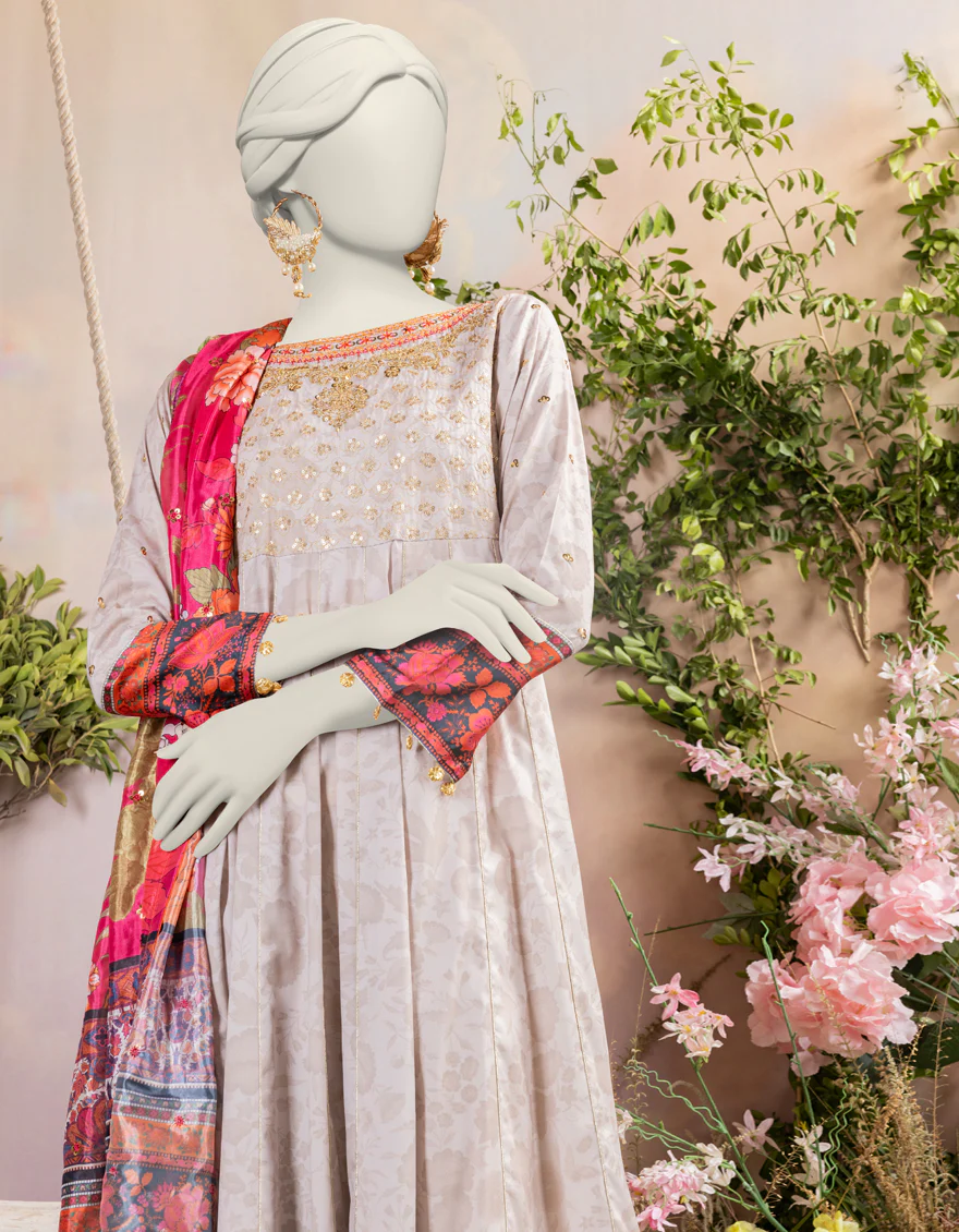 MULTICOLOR SILK 3PC STITCHED | JJPW-S-JPS-24-3939 FB/INARA-05 - Image 4