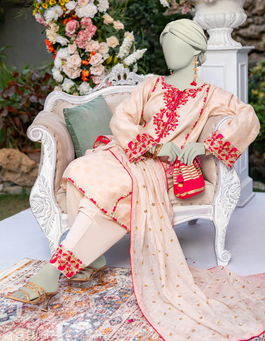 WHITE JACQUARD 3PC STITCHED | JJPW-S-JPS-24-3956 FB/INARA-11 - Image 4