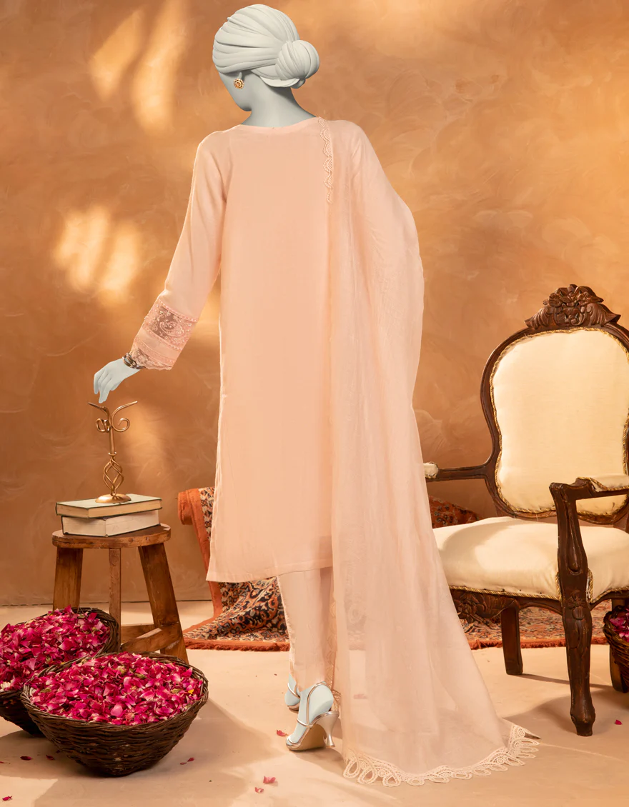 PINK KHADDI 3PC STITCHED | JJPW-S-JPS-25-3913 FB/DANEEN-13 - Image 2