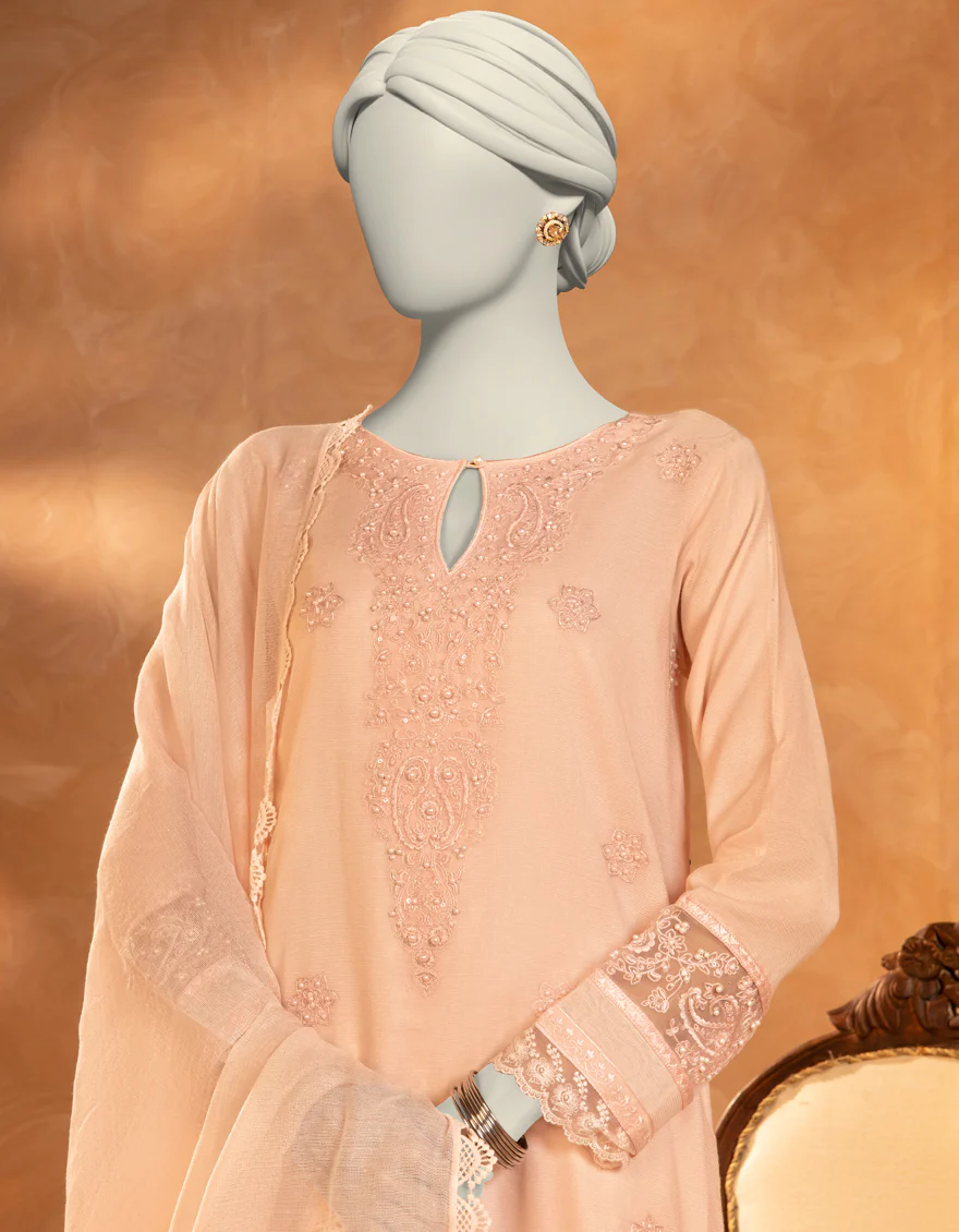 PINK KHADDI 3PC STITCHED | JJPW-S-JPS-25-3913 FB/DANEEN-13 - Image 3