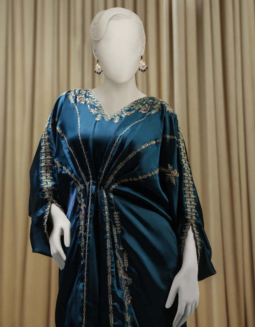 TEAL RAW SILK 2PC STITCHED | JJPW-S-JPS-25-3979 FB/INARA-17 - Image 4