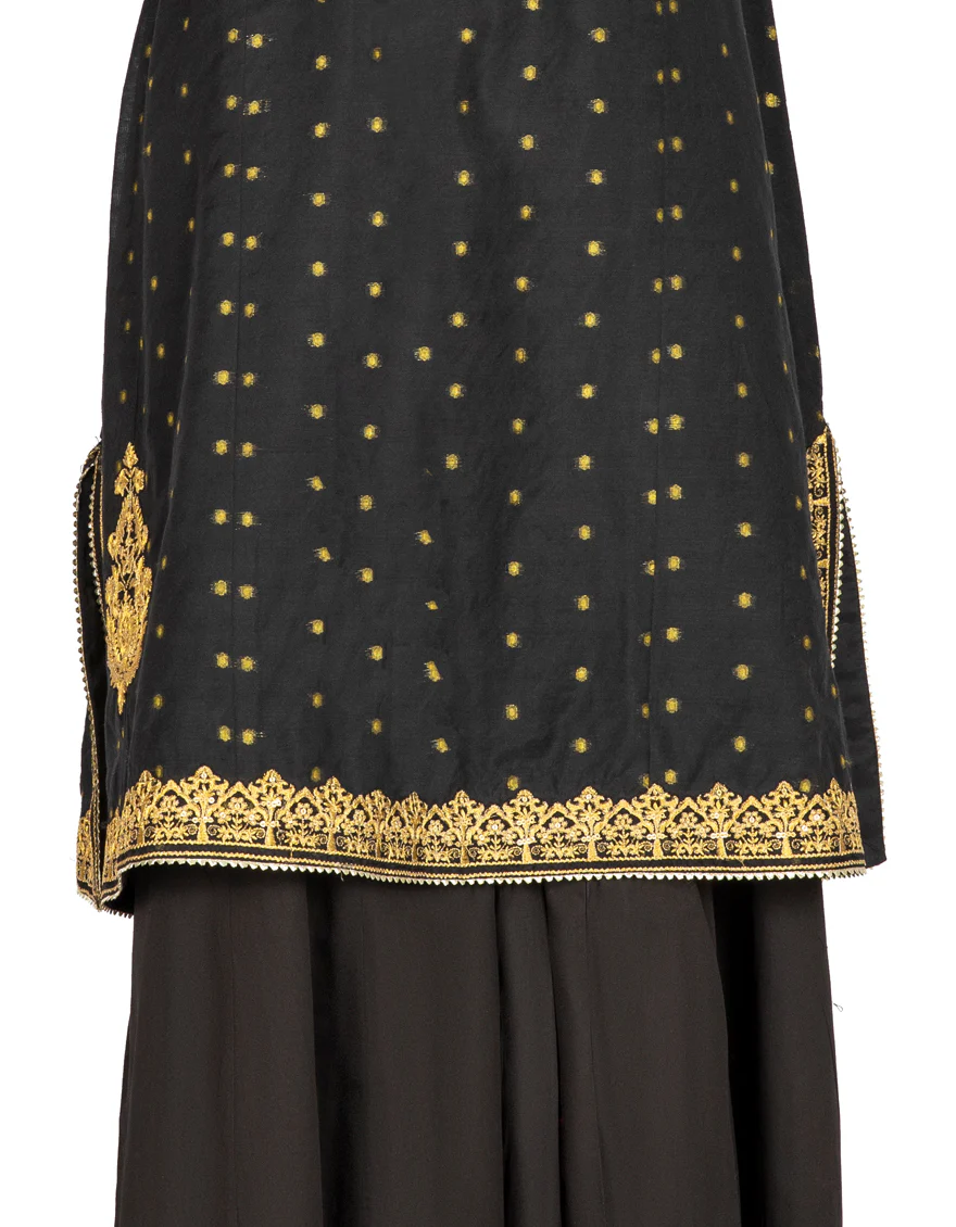 BLACK JACQUARD 3PC STITCHED | JJPW-S-JPS-US-22-3924 FB/IRIS BLACK - Image 4