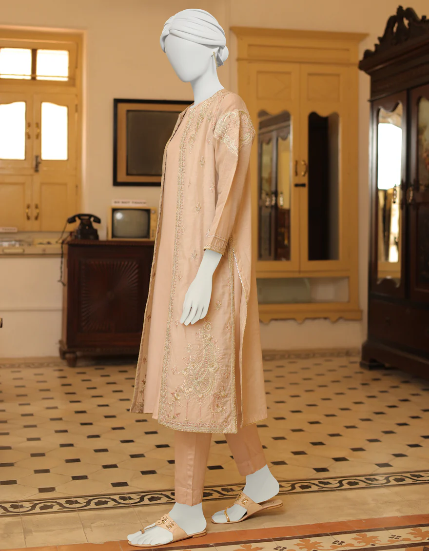BEIGE COTTON 3PC STITCHED | JJPW-S-JPS-US-23-3906 FB/MK-60 BEIGH - Image 2