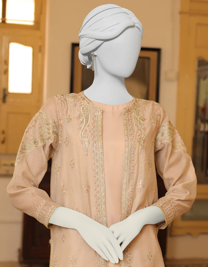 BEIGE COTTON 3PC STITCHED | JJPW-S-JPS-US-23-3906 FB/MK-60 BEIGH - Image 3