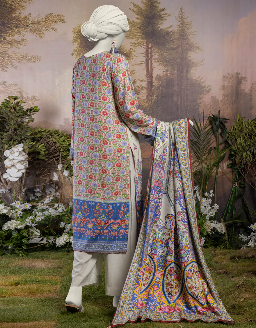 MULTICOLOR LINEN 3PC STITCHED | JJPW-S-JPW-24-001 FB/PERSIA-01 - Image 2