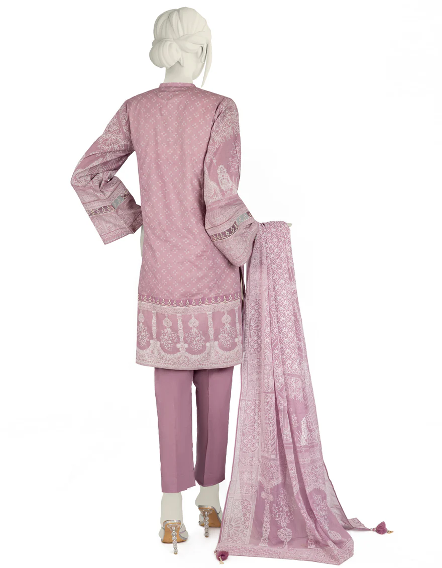PURPLE LAWN 3PC STITCHED | JJPW-S-JPW-US-22-013 FB/KUNGRI - Image 2