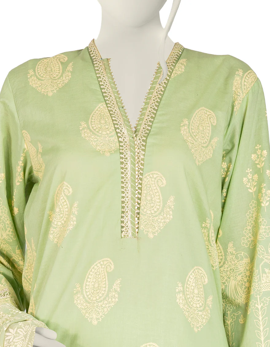 GREEN LAWN 3PC STITCHED | JJPW-S-JPW-US-22-016 FB/MASHRU - Image 3