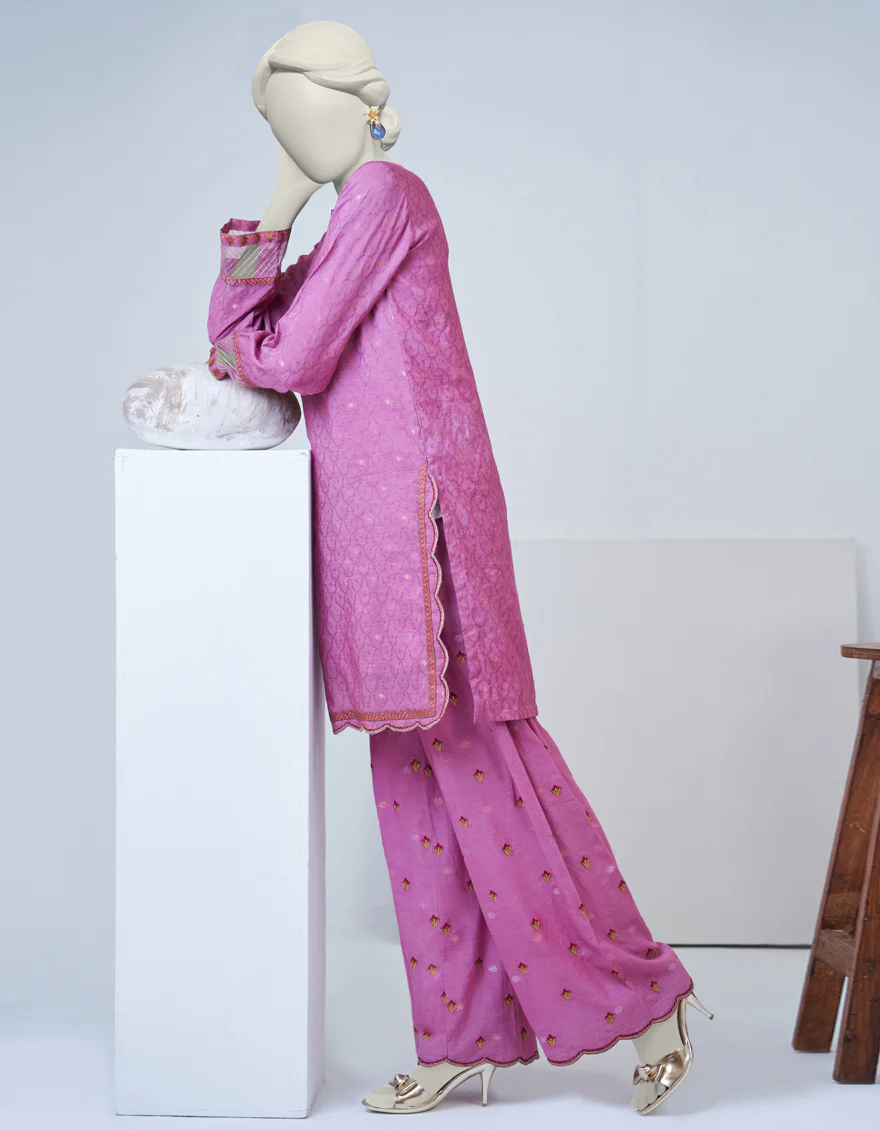 PINK DOBBY 2PC STITCHED | JJPW-S-JPW2-US-23-058 FB/JA-947 - Image 2