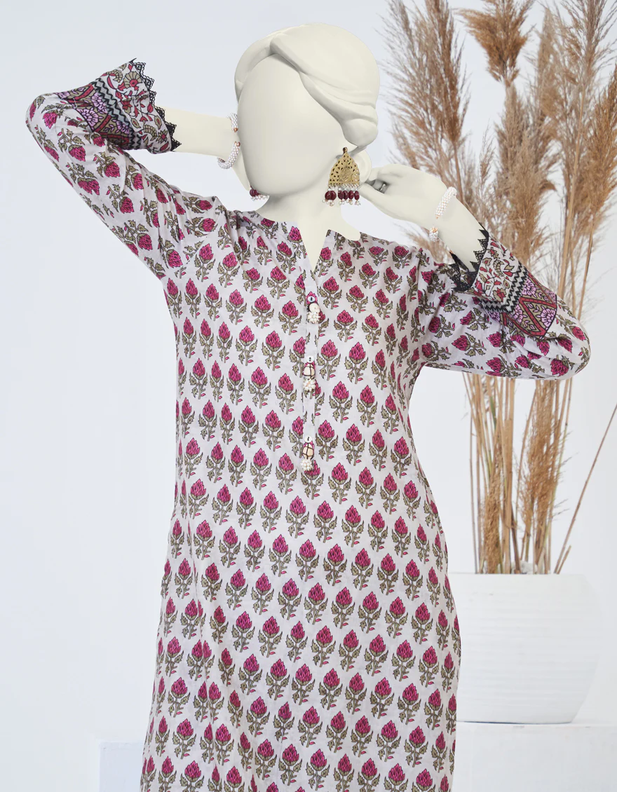 BEIGE PRINTED 2PC STITCHED | JJPW-S-JPW2-US-23-060 FB/JT-954 - Image 2