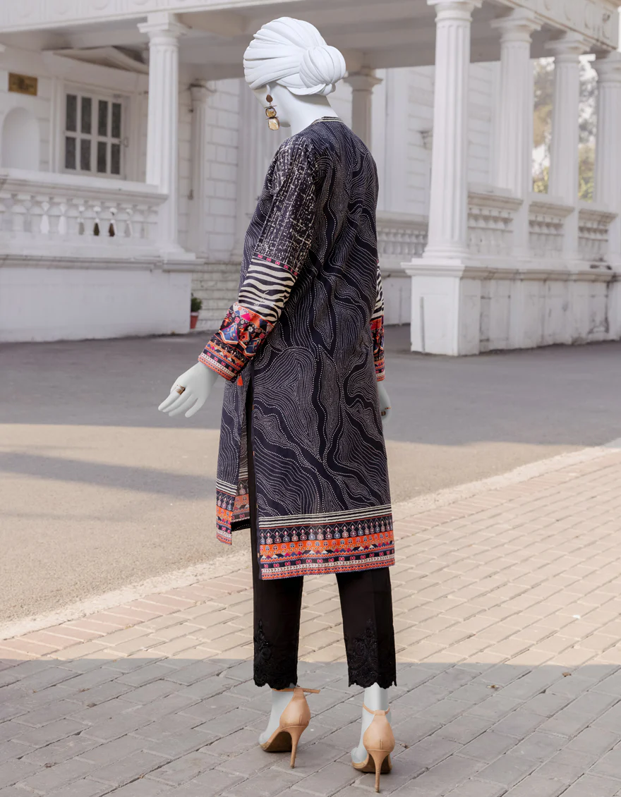 BLACK CAMBRIC 2PC STITCHED | JJPW-S-JPW2-US-23-546 FB/LEENA - Image 2